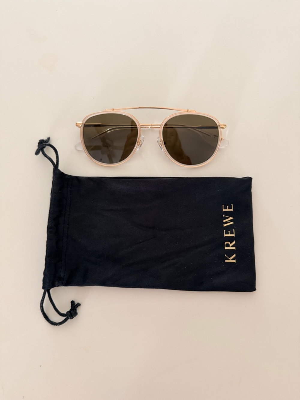 NEW KREWE | CHARTRES | CRYSTAL 24K POLARIZED